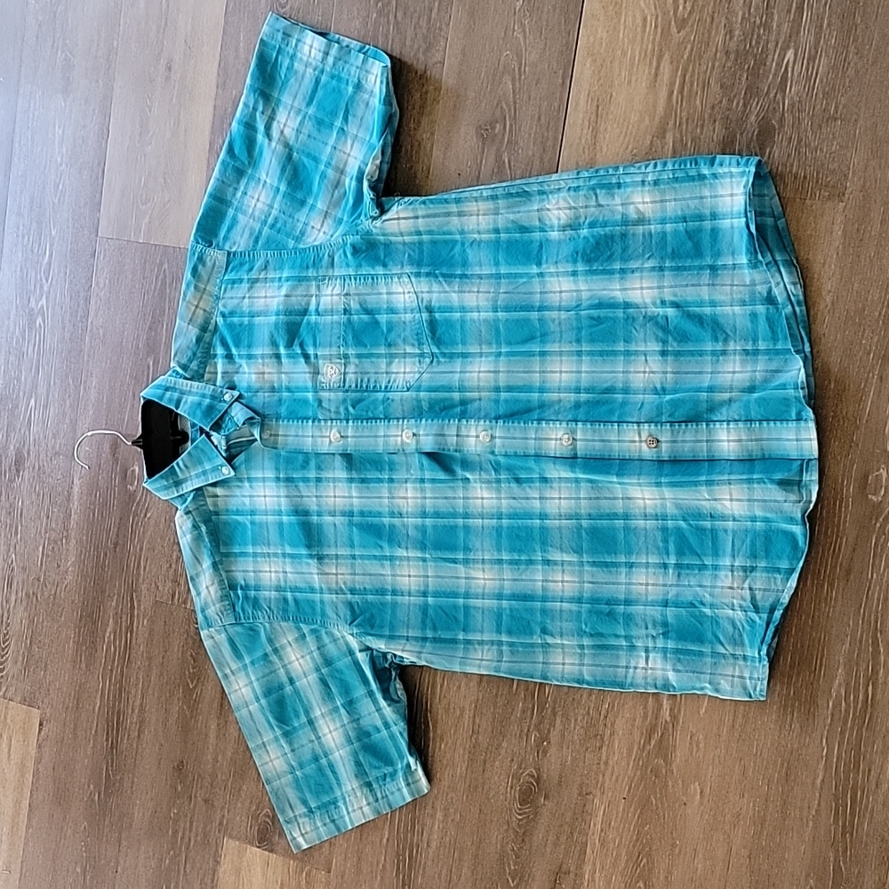 Men's Ariat Pro Series Short-sleeve Button-down Small